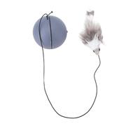 UMDHAIYI Automatic Interactive Cat Ball Toy for Cats and Dogs, Gravity Induction Rolling, Plush Mouse Design, Stress Relief, ABS Material, Durable and Toy