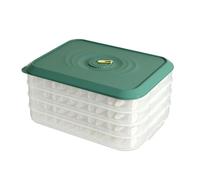UMDHAIYI Dumpling Storage Box Multi Layer Excellent Sealing Dumpling Food Container with Time Recorder for Fridge