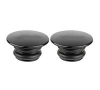 UMDHAIYI DUUTI Durable Aluminium Alloy Handlebar End Plug Handle Bar Caps for Road (Black)