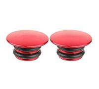 UMDHAIYI DUUTI Durable Aluminium Alloy Handlebar End Plug Handle Bar Caps for Road (Red)