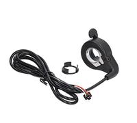 UMDHAIYI E Bike Throttle Durable ABS Metal Easy Operation SM Plug E Bike Thumb Accelerator for 24V 36V 48V 52V 60V 72V