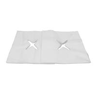 UMDHAIYI Facial Spa Cover, Disposable Face Rest Covers for Professional Salon Use, Thick Absorbent Nonwoven Fabric, Hygienic Odorless, Easy Tear Perforation Design, for Steam Rooms ([White] Cross