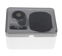 UMDHAIYI Fingerprint Lock for Drawers, Intelligent Biometric Technology, 360-Degree Recognition, Fast Unlocking, Low Power Consumption, Multi-User Management, USB Emergency Chargin (Black Aluminum