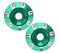 UMDHAIYI for 1/10 OffRoad Racing Car, for Universal Part, Strengthen Tail Protection, Rear Wing Gasket, 2pcs Set, Durable Material, Enhanced Stability, Easy Installation, High Perf (Green)