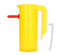 UMDHAIYI for Calf Goat Lamb Milk Feeder Bottle, 800ML Accurate Quantitative Scale, Easy Grip Handle, Durable Pacifier Design, Animal Feeding Essential (Yellow)