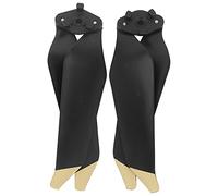 UMDHAIYI for Pro Platinum RC Drone Propellers, 4 Pairs High-Efficiency Low-Noise Blades, Extended Flight Time, Aerodynamic Design, Durable Plastic (Black gold edge)