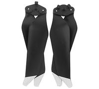 UMDHAIYI for Pro Platinum RC Drone Propellers, 4 Pairs High-Efficiency Low-Noise Blades, Extended Flight Time, Aerodynamic Design, Durable Plastic (black silver edge)