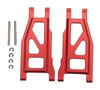 UMDHAIYI for RC Front Swing Arm, 2pcs Professional Universal Aluminium Alloy Front Suspension Arms for 1/10 RC Cars, High Strength, Durable, Smooth Suspension Performance (Red)