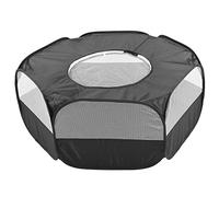 UMDHAIYI For Small Pets Playpen, Upgraded Breathable Zipper Cover, Automatic Open Pop Up, Foldable for Storage and Portability, for Hamsters Guinea Pigs Mice Gerbils Ferrets Squirr (Pet fence with