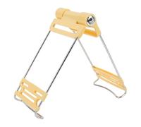 UMDHAIYI Heat Resistant Plate Retriever Tongs, Stainless Steel Structure, for High Temperature Use, Food Grade Silicone, Multifunctional Kitchen Tool, Anti Burn Design, Lightweight (Bright Yellow)