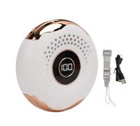 UMDHAIYI Portable Neck Fan, for Personal Use, Multiple Carrying Methods, High Capacity Battery, Innovative Quiet Design, Lightweight, with Digital Display (White)