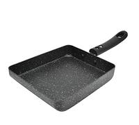 UMDHAIYI Quadrate Tamagoyaki Pan NonStick Frying Pan Fried Egg Sandwich Crepe Cooker for Kitchen (L)