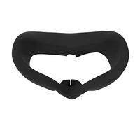 UMDHAIYI Silicone VR Face Cover for Pico Neo3 Sweatproof Lightproof Face Protector Pad Washbale Silicone Cover for VR Glasses (Black)