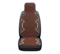 UMDJJU Car Seat Cover Sets Waist Support Car Driving By Cushion Lumbar Seat Bamboo For Leaning On The Four S Van Seat Covers(Brown 1 Pcs3)