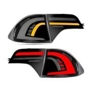 UMDJJU For Civic For Sedan 2006-2011 Pair Car LED Tail Light Brake Rear Light Sequential Turn Signal Lamp DRL Car Rear Tail Lights