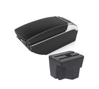 UMDJJU For Kia K2 For X-line For Rio 3 2011-2016 Armrest Car Accessories Interior Upgrade Multi-function Storage Box Car Centre Console Armrest Box(A1 Black red 7 USB)