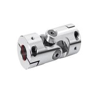 UMDNXNMA Coupling D25 L100 Universal Coupling Precision Single and Double Section Telescopic Cross Universal Joint Transmission Joint(5X9.525)