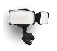 UME 19W LED Flood Light Motion Sensor Outdoor, 2 Adjustable Head, 2000LM, 5000K, IP65 Waterproof, Dusk to Dawn Security Light with Photocell for Exterior,Outside,Garage,House(Black)