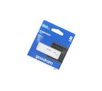 UME2-0080W0R11 Pendrive USB 2.0 8GB R: 20MB/s W: 5MB/s White USB A GOODRAM