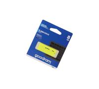 UME2-0080Y0R11 Pendrive USB 2.0 8GB R: 20MB/s W: 5MB/s Yellow USB A GOODRAM