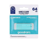 UME3-0640CRR11 Pendrive USB 3.2 64GB R: 60MB/s W: 20MB/s Mint Green USB A GOO...