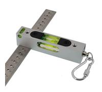 umei Double-Sided Calipers, Chain Buckle, Adjustable Liquid Level Gauge, Luminescent Band Magnet Level (Green)