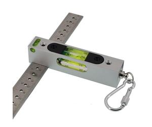 umei Double-Sided Calipers, Chain Buckle, Adjustable Liquid Level Gauge, Luminescent Band Magnet Level (Green)