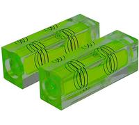 umei High Precision Mini Level Bubble Small Horizontal Bubble Three Line Horizontal Pearl Level 2PCS (52X18X15mm)