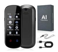 Umelee Language Translator, Direct Translator for 138 Languages, Speech/Photo/Online/Offline Translation, Portable AI Voice Translator for Business Learning in the Travel Industry