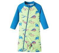 UMELOK Baby Swimsuit One-Piece with Full-Length Zip UPF 50+ Sun Protection Quick-Dry Swimwear for Boys UV Rash Guard for Infants 6-9 Months Perfect for Pool & Beach 68/74 Dinosaurs