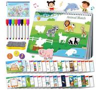 UMEREACT Montessori Busy Book for Boys and Girls Preschool Learning Activities Educational Toys Autism Sensory Learning Materials Quiet Search and Find for Kids 3-5 Gifts Toys