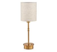 UMEXUS Cordless Table Lamp, Rechargeable Battery powered Light Patio, Dimmable Touch Small Accent Lamp with Linen Shade, Ambient Lighting for Home Nightstand Kitchen Counter Sofa Side End Dining Table