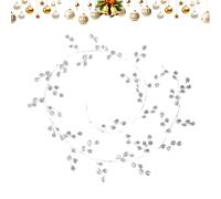 Umfangreiche Verwendbarkeit: Diese Kristallgirlande für den Weihnachtsbaum ist mit festlichen Elementen designed, verleiht Schaufenster- oder Fensterdekorationen Brillanz und integriert sich mühelos i