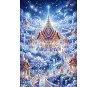 Umfarvt Diamond Art Kits for Adults Beginners Wonderland, 5D Full Round Drill Diamond Painting Kit, 75x95cm DIY Palace Garden Crystal Cross Stitch Embroidery Set for Home Wall Decor Gifts
