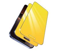 Umhlaba Privacy Screen Protector for iPhone 16 Pro Max 6.9 Inch Gradient Gold Tempered Glass Film for iPhone16 ProMax 25 Degree Anti Spy Anti Blue Light Private Glass with Alignment Frame