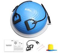 Umi Blance Trainer Air Dome Ball with 2 Elastic Strings Handy Pump Balance Board for Strength and Balance Training 60cm in Black Pruple Blue