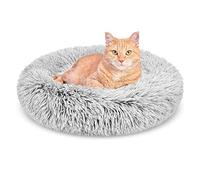 Umi Plush Donut Pet Bed, Dog Cat Round Warm Cuddler Kennel Soft Puppy Sofa, Anti-Slip Bottom, Machine Washable