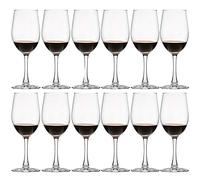 UMI UMIZILI 12 Ounce - Set of 12, Classic Durable Red/White Wine Glasses For Party