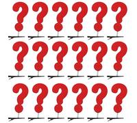 Umibow 18 Pcs Novelty Symbol Hairpins Question Mark Hair Clips Funny Symbol Hair Barrettes for Cosplay Party Favors