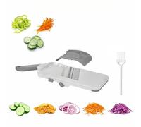 Umiciaga Handheld Mandoline Slicer, Adjustable Slicing Thickness & Julienne Sizer, Mandoline Vegetable Slicer,Onion/Potato/Tomato Salad Food Slicer with Hand Guard, Kitchen Helper for Home Chefs.