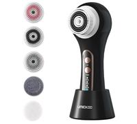 UMICKOO Rechargeable Rotating Face Scrubber with 5 Brush Heads Set