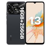 UMIDIGI 256GB Mobile Phone - 64MP Camera,5000mAh Battery,A15 Android 13 SIM Free Unlocked Smartphone,16(8+8) GB RAM,6.7HD+Screen,Type-C,4G Dual SIM/Face ID/NFC/GPS/OTG,UK Version-black