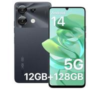 UMIDIGI 5G Mobile Phones, Android 14 Smartphone, 12(6+6) GB +128GB/1TB, 6.75" HD+ 90Hz Display Phone, 50MP Camera, Sim Free Unlocked Mobile Phones, 5000mAh, G9 5G Lake Black