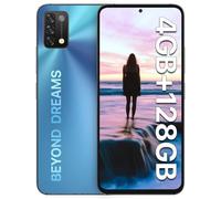UMIDIGI A11 Mobile Phones,4+128GB,5150mAh Battery,Helio G25 Octa-Core Processor,6.52”HD+Screen,16+8MP Camera,Android 11,4G Dual SIM/3-Card Slots/Face ID/GPS/OTG-Blue