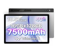UMIDIGI A13 Tab 10.51" 2K FHD Android Tablet with SIM Card Slot, Stylus & Case Included, 16GB RAM + 128GB ROM, 7500mAh Battery, 4 Stereo Speakers, 13MP Camera, 4G LTE Dual SIM, Widevine L1