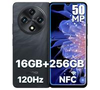 UMIDIGI G100 Mobile Phones, 8+256GB, 120Hz 6.9 HD+ Display Phone Android 14, 5000mAh/20W Fast Charging, 50MP +16MP, Smartphone 4G Dual SIM, Sim-Free Unlocked Mobile Phones, Face ID/GPS/OTG/NFC,Black