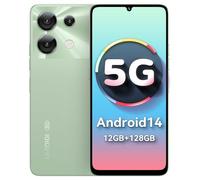 UMIDIGI G9 5G Mobile Phones, Android 14 Smartphone, 12(6+6) GB +128GB/1TB, 6.75" HD+ 90Hz Display Phones, 50MP Camera, Sim Free Unlocked Mobile Phones, 5000mAh, Dual SIM/FaceID/Fingerprint/GPS, Green
