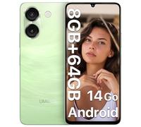 UMIDIGI G9A Mobile Phones, Android 14 Go Smart phone, 6.75" HD Display, 8(4+4) GB +64GB/1TB, 5000mAh, 13MP Camera Dual SIM 4G Phone Unlocked, Face ID Unlocked/GPS, Green, New Version