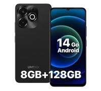 UMIDIGI G9x Mobile Phones, Android 14 Go Smartphone, 8(4+4) GB +128GB/1TB, 6.75" HD+ 90Hz Display Phone, 4G Dual Sim Free Unlocked Mobile Phones, 5000mAh, 13MP, FaceID/Fingerprint, Black