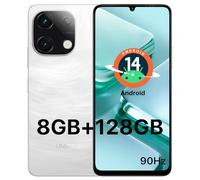 UMIDIGI Mobile Phones, 128GB ROM/1TB TF Smartphone, 6.75" HD+ 90Hz,18W PD 5000mAh, Android 14 SIM Free Unlocked Phones G9T, 4GB RAM,13MP, AI Face & Fingerprint Unlock,Dual SIM 4G Phone, GPS, White